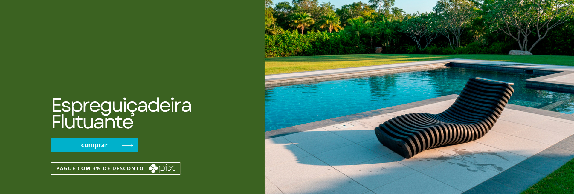 Espreguiçadeira Flutuante Fiore