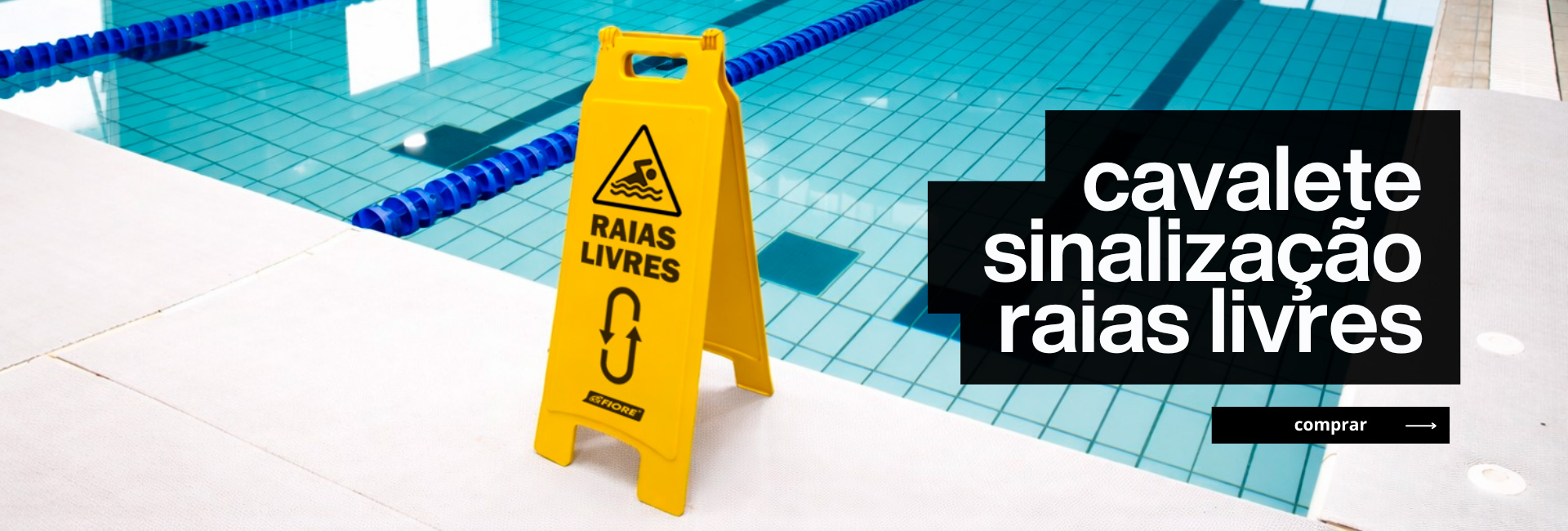 Cavalete Sinalização raias Livres
